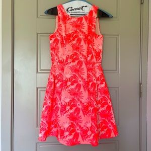 Gianni Bini Pink Floral Embroidered Dress